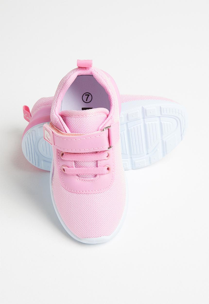 Pierre Cardin - Infants light up heel trainer - pink