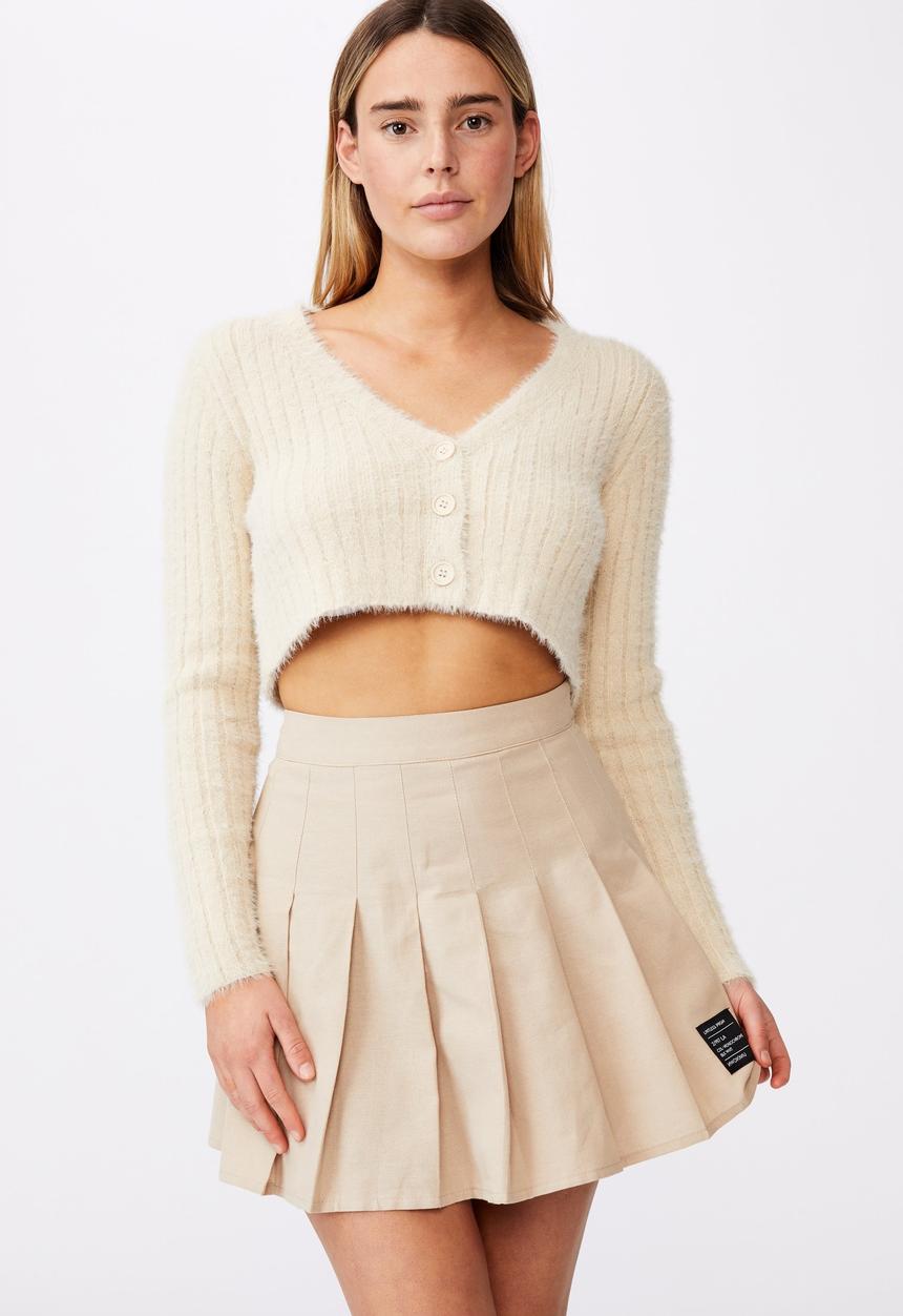 Factorie - Pleated skirt - beige