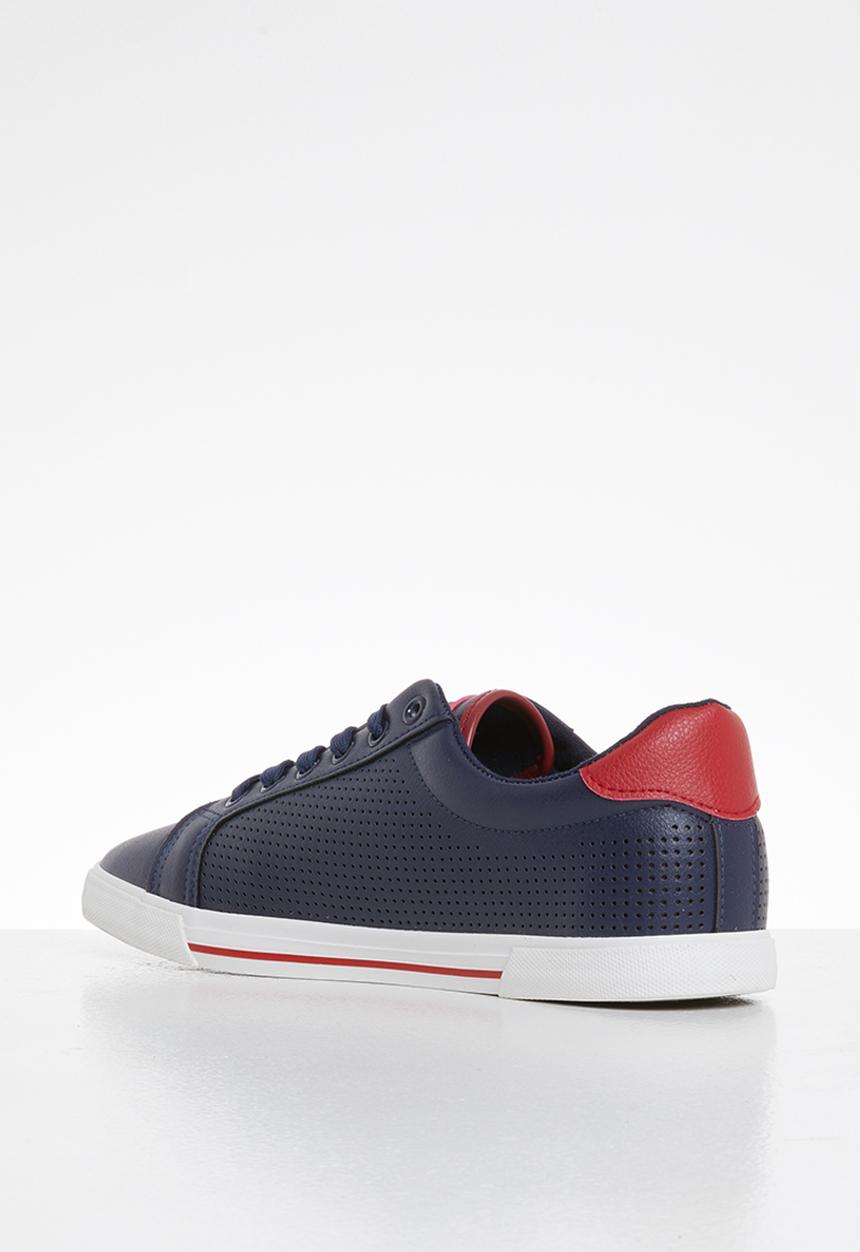 Lonsdale - Ld core lo sneaker - navy & red