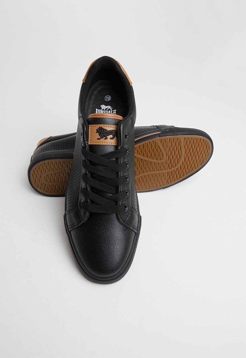 Lonsdale - Ld core lo sneaker - black & tan