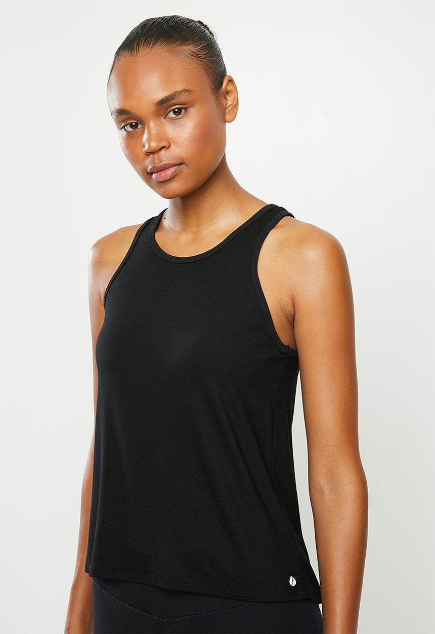 Fitgymwear - Knot vest - black