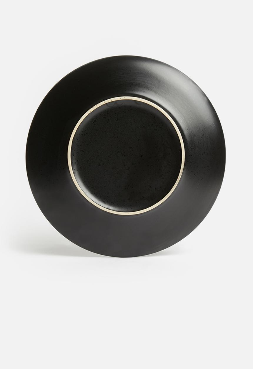 Sixth Floor - Studio side plate set of 4 - black