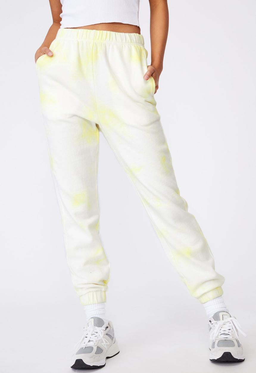 Factorie - Super high rise trackpant - yellow 