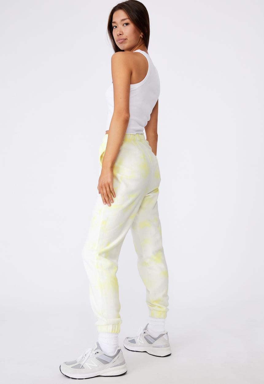 Factorie - Super high rise trackpant - yellow 