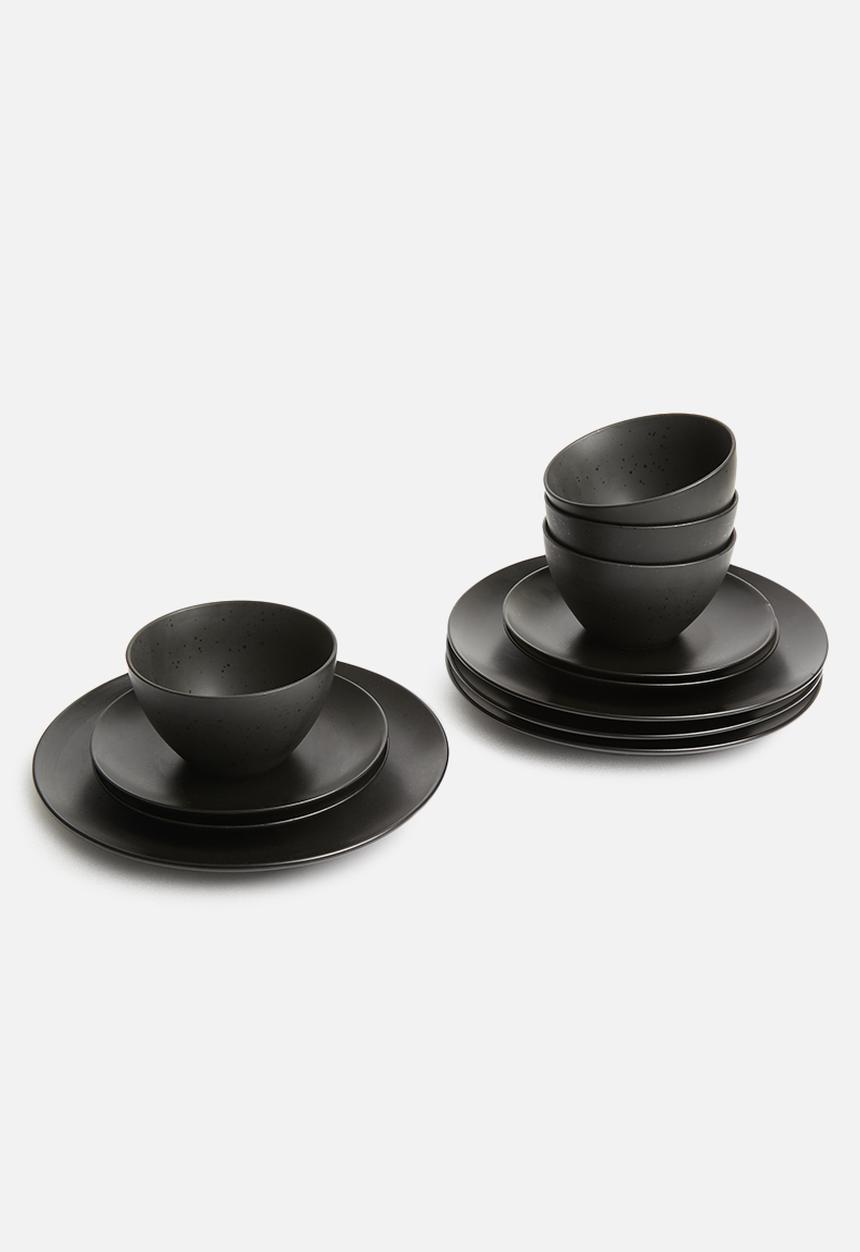 Sixth Floor - Studio bowl set of 4 - black