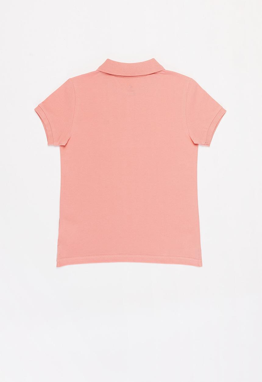 POLO - Girls nina short sleeve golfer - pink