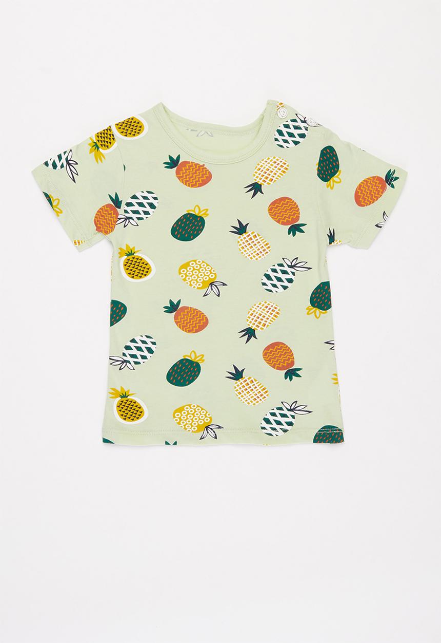 Pop Candy - Boys pineapple tee - green