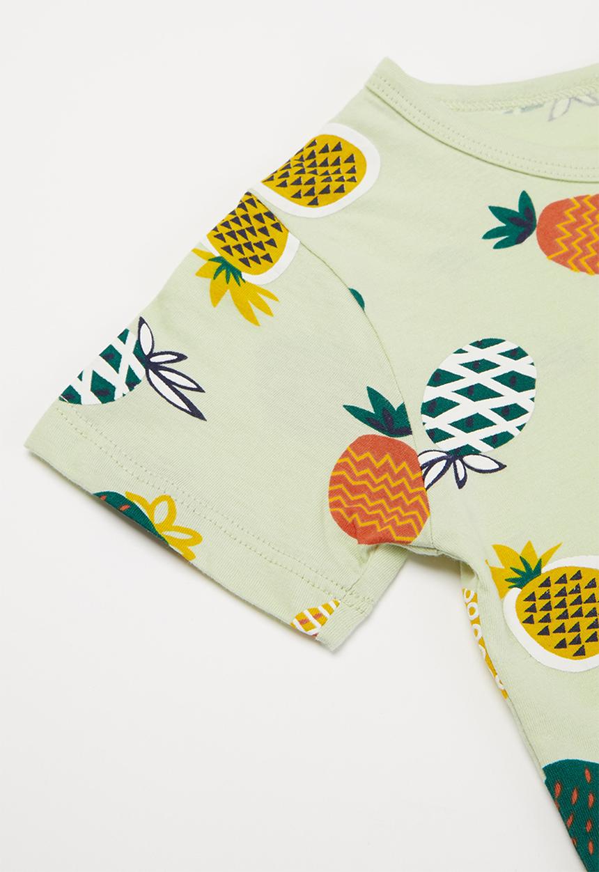 Pop Candy - Boys pineapple tee - green