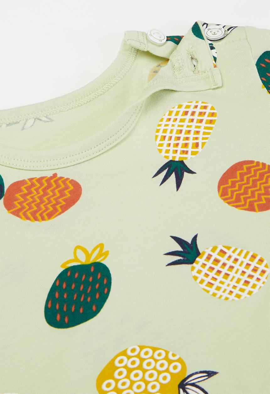Pop Candy - Boys pineapple tee - green