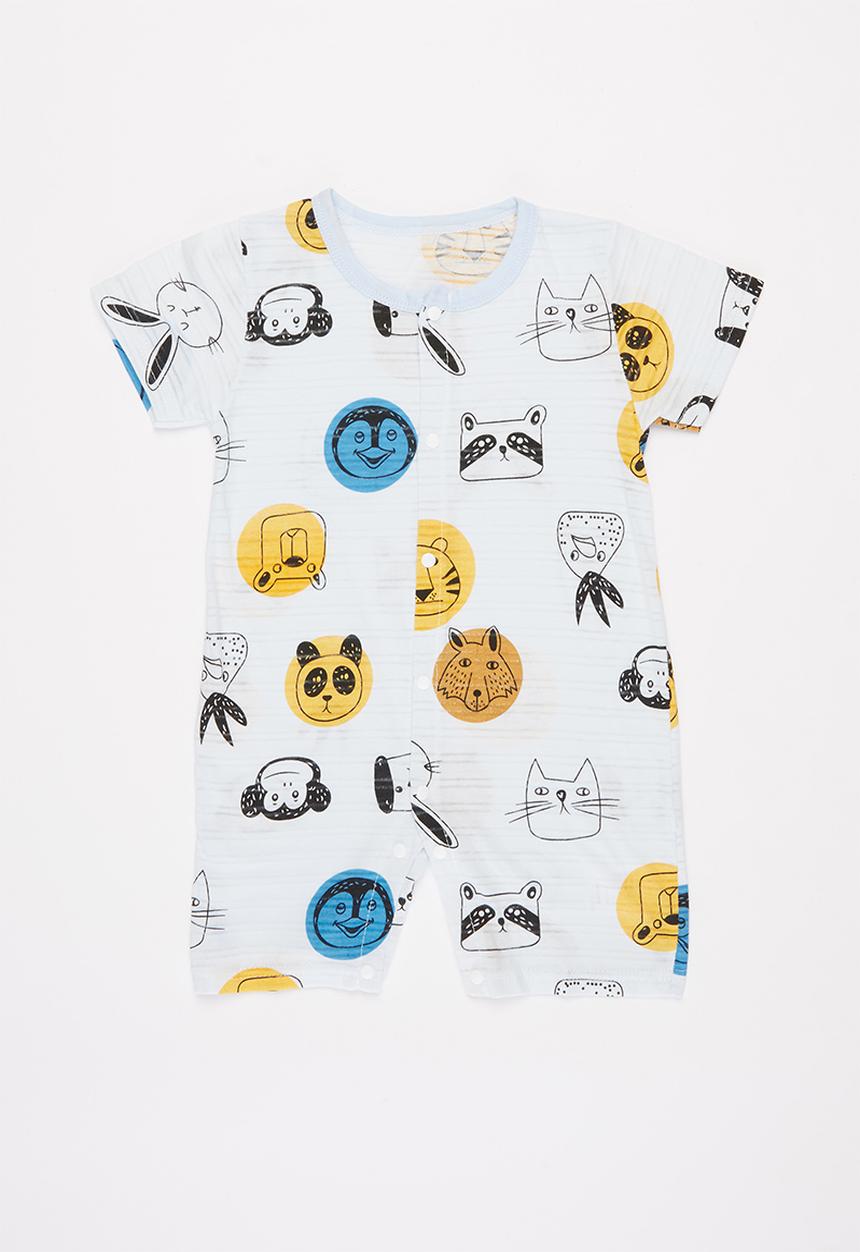 Pop Candy - Boys printed romper - multi