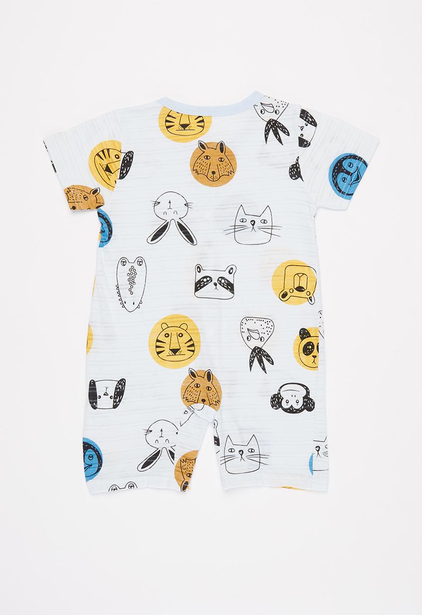 Pop Candy - Boys printed romper - multi