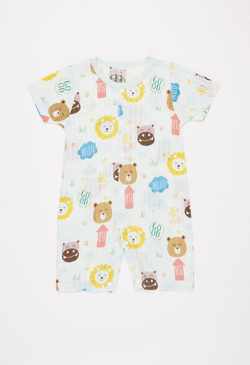 Pop Candy - Boys animal romper - multi