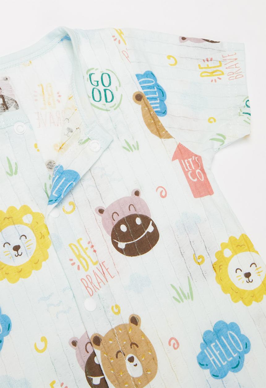 Pop Candy - Boys animal romper - multi