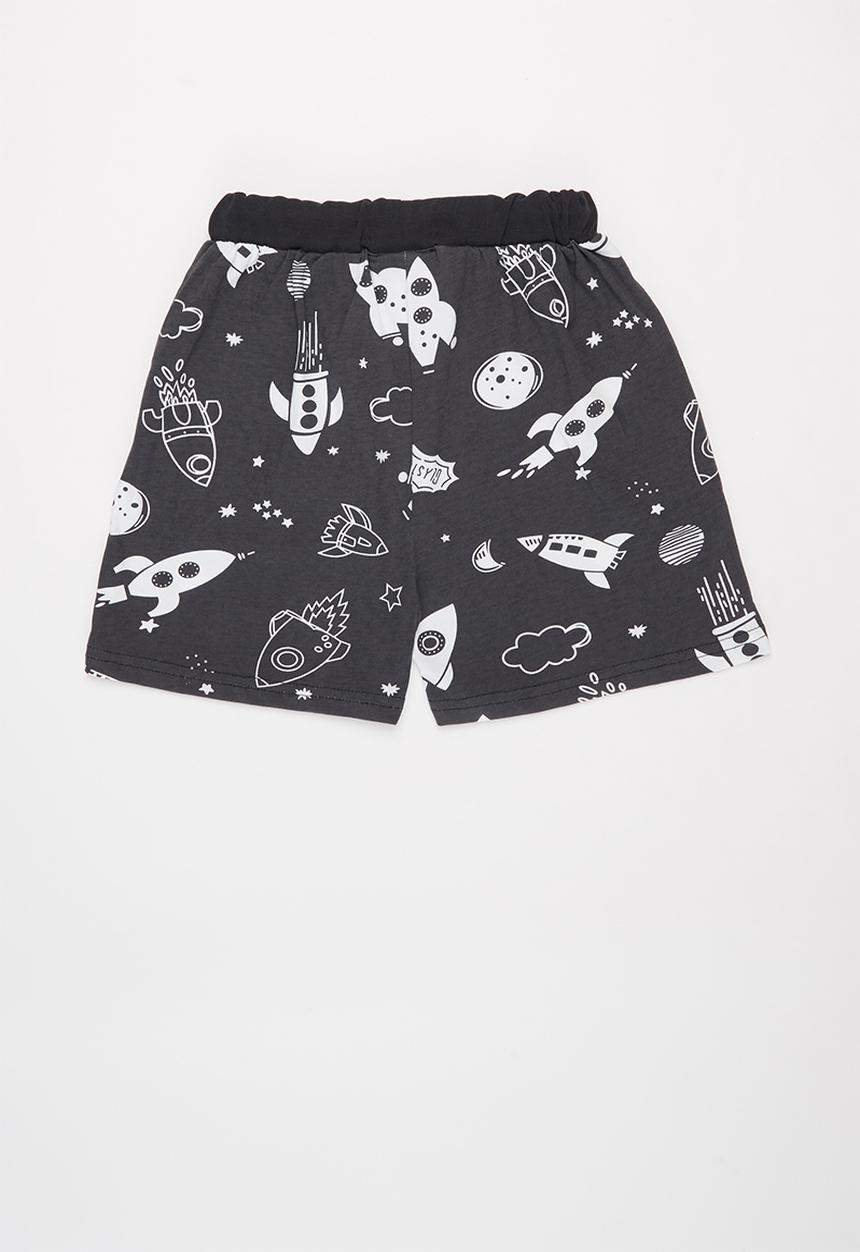 Pop Candy - Boys rocket shorts - black