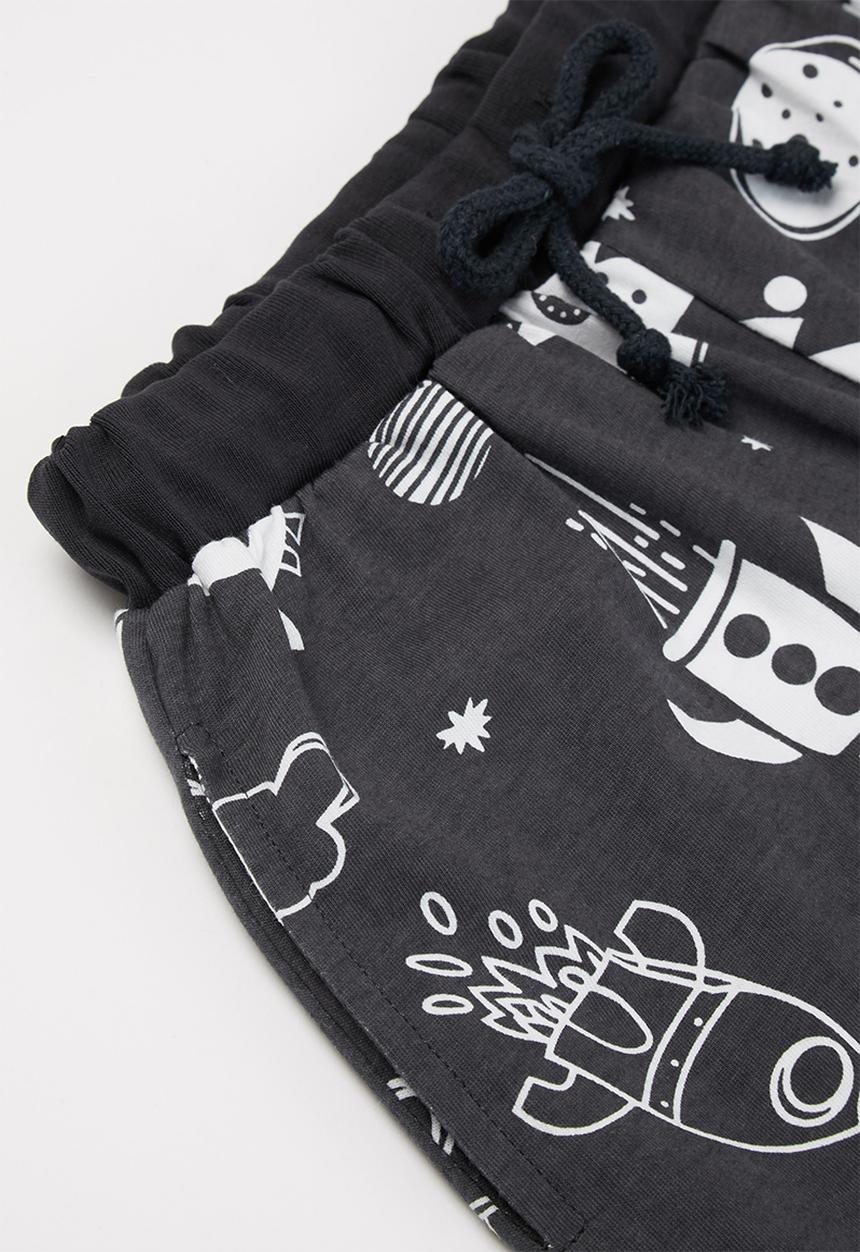 Pop Candy - Boys rocket shorts - black