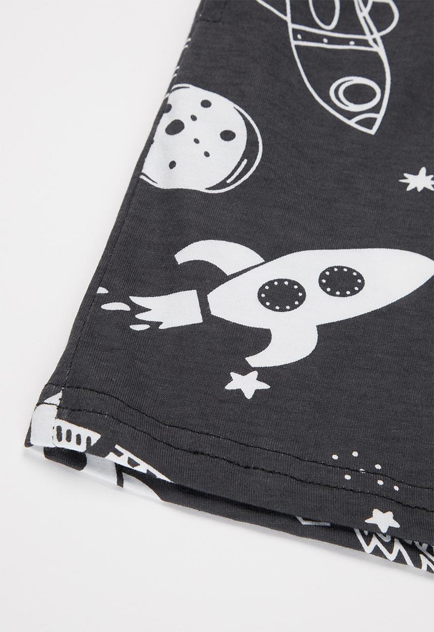 Pop Candy - Boys rocket shorts - black