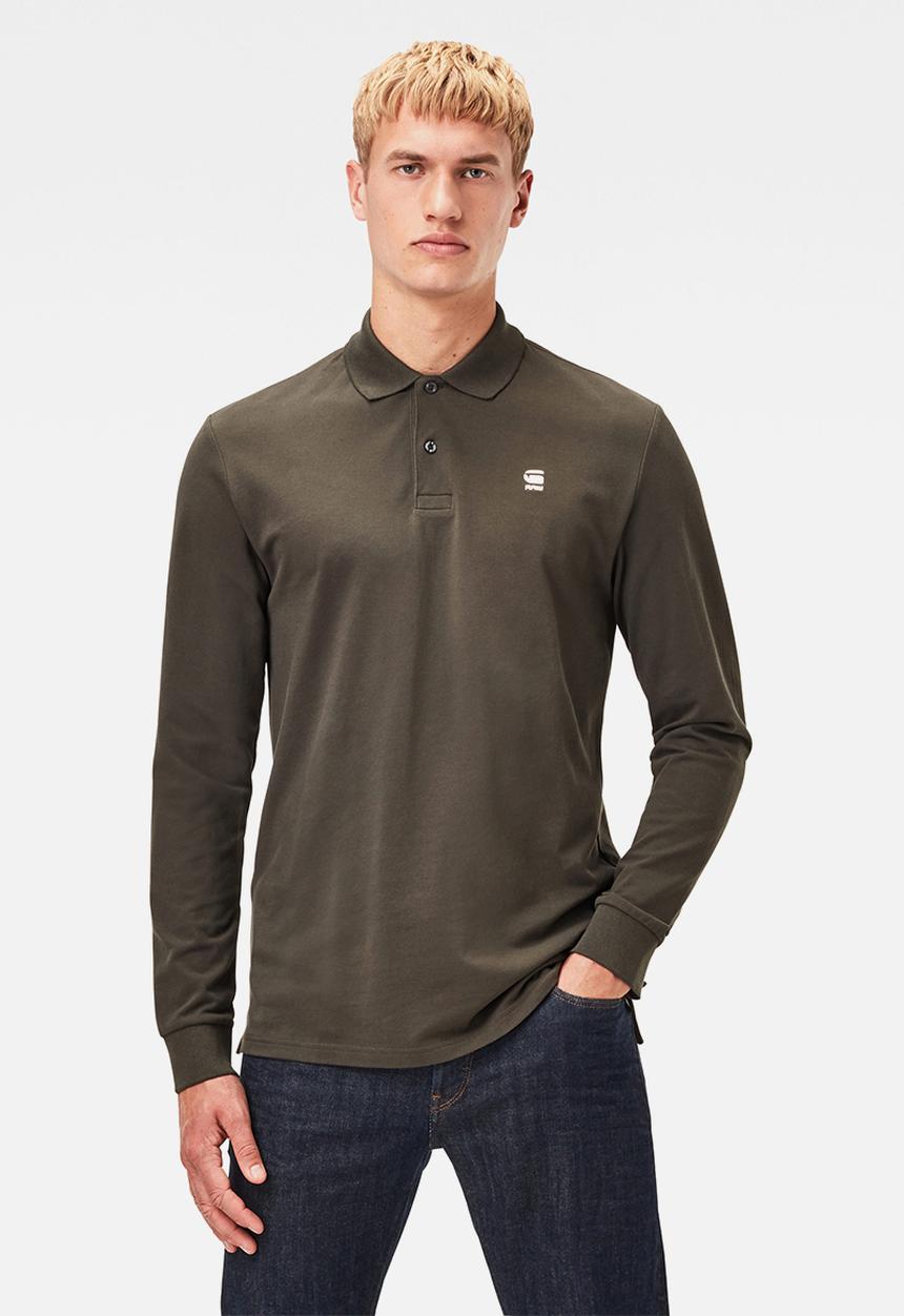 G-STAR - Dunda core polo - grey khaki