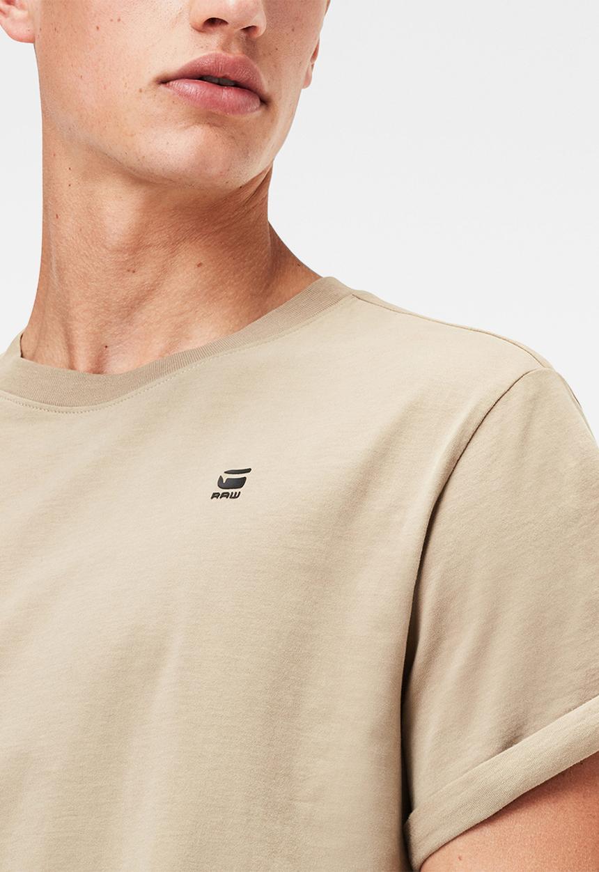 G-STAR - Lash round neck T-shirt - khaki