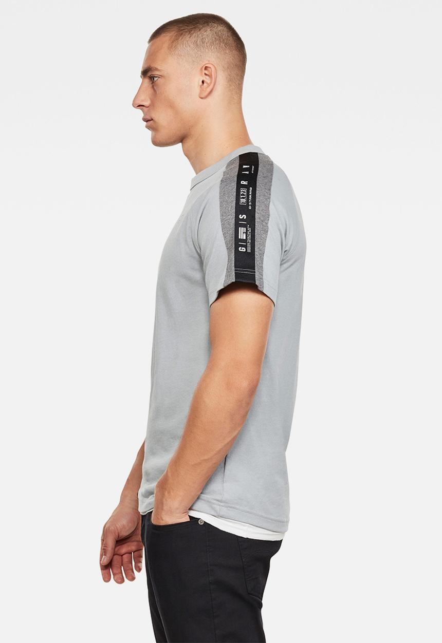 G-STAR - Sport tape logo tee - grey