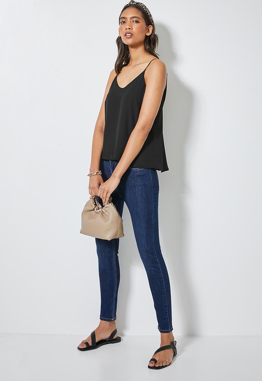 Superbalist - Basic woven cami - black