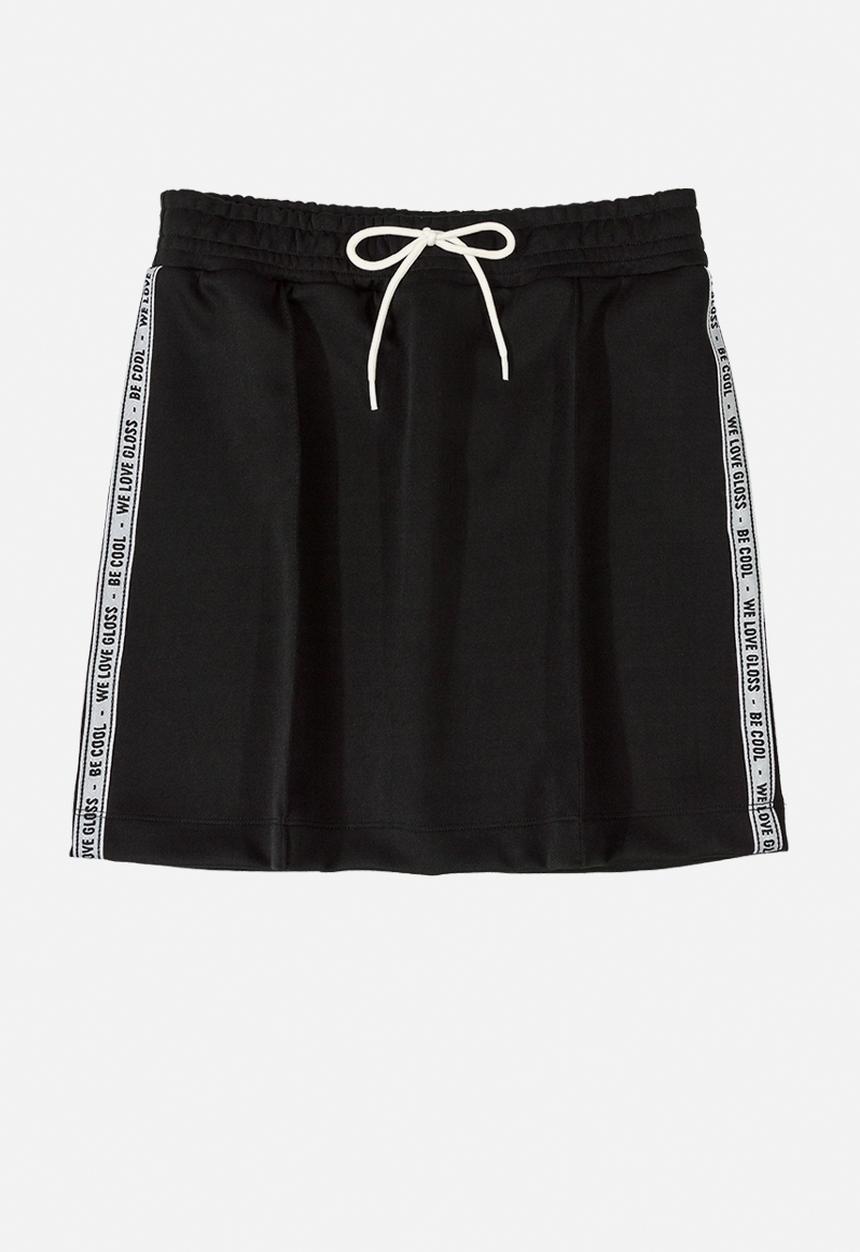 Gloss - Neoprene skirt - black