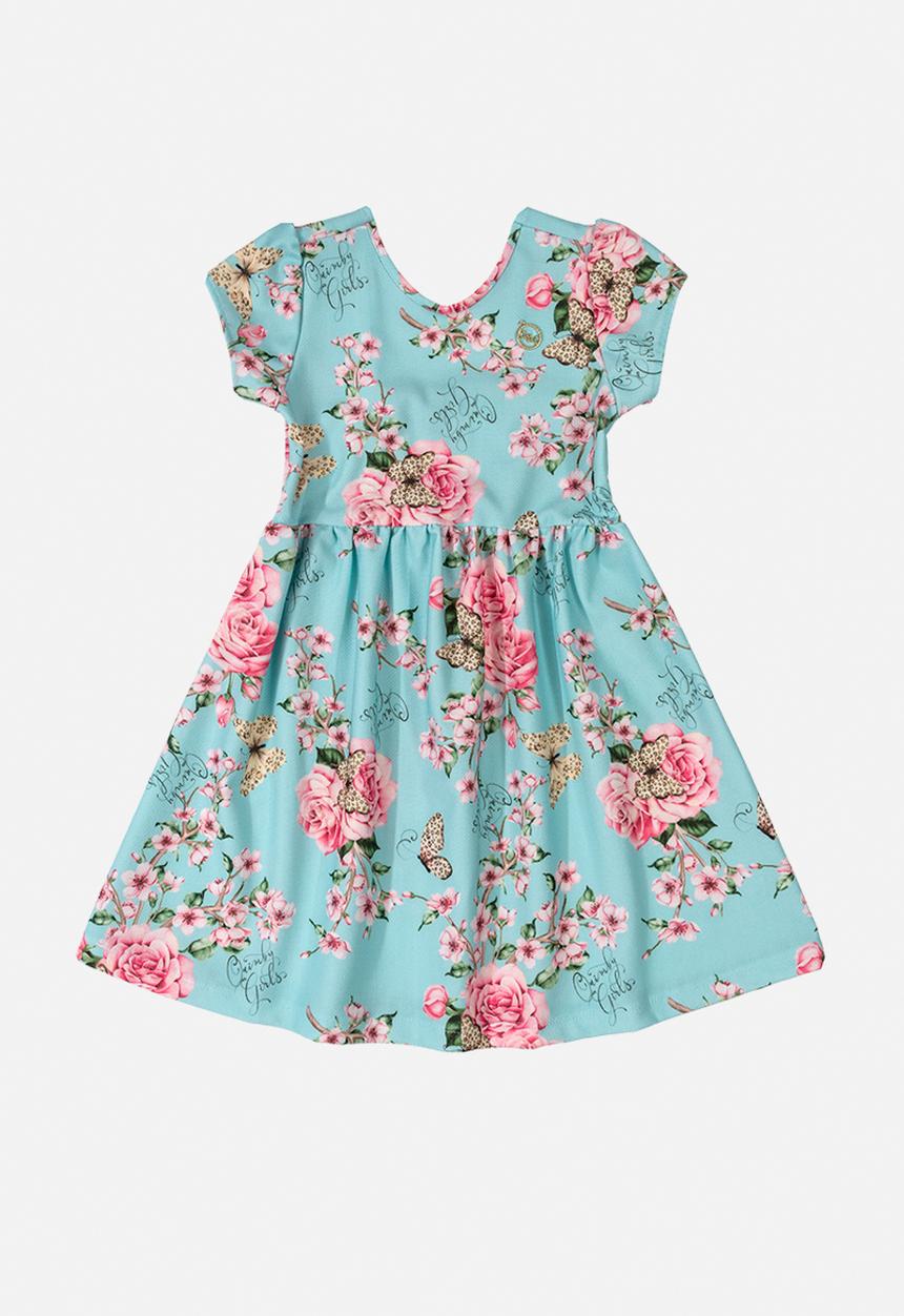 Quimby - Floral short sleeve dress - multi