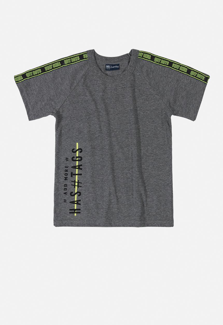 Quimby - Boys short sleeve t-shirt - dark grey