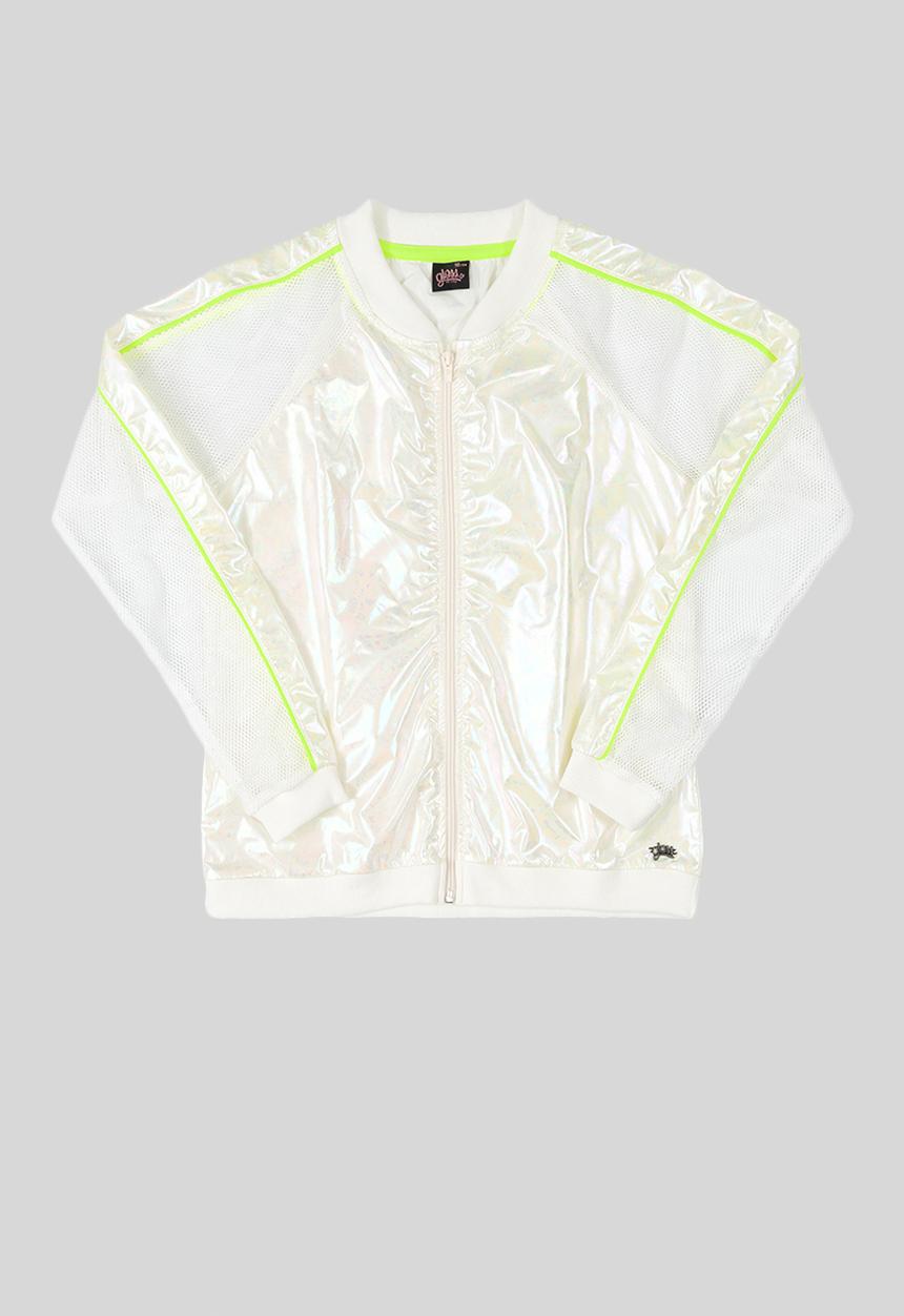 Gloss - Woven windbreacker jacket - white