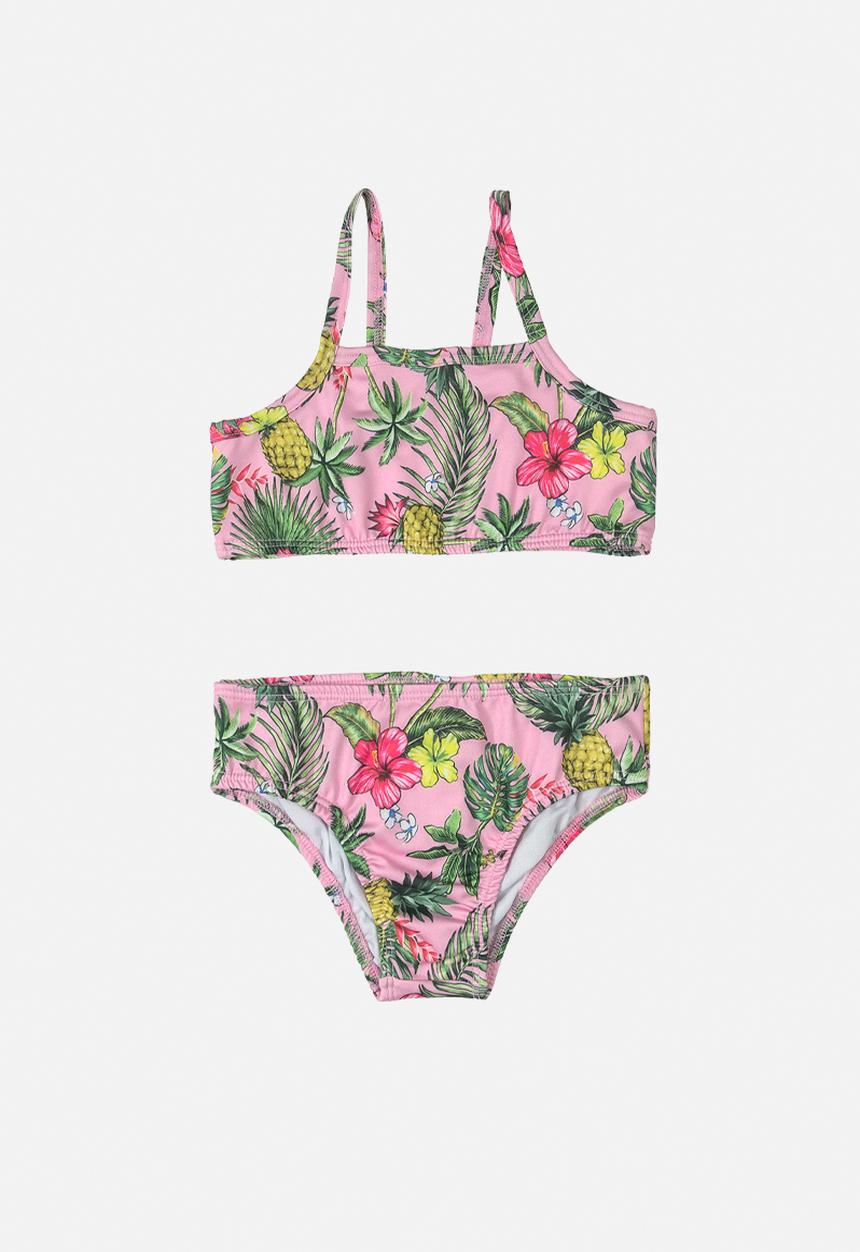 Quimby - Girls floral bikini set - multi 