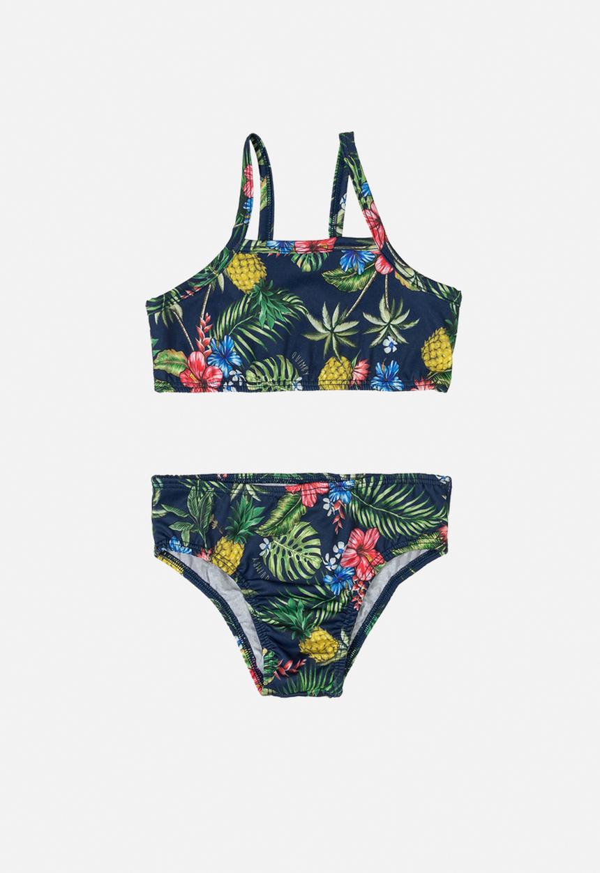 Quimby - Girls floral bikini set - multi