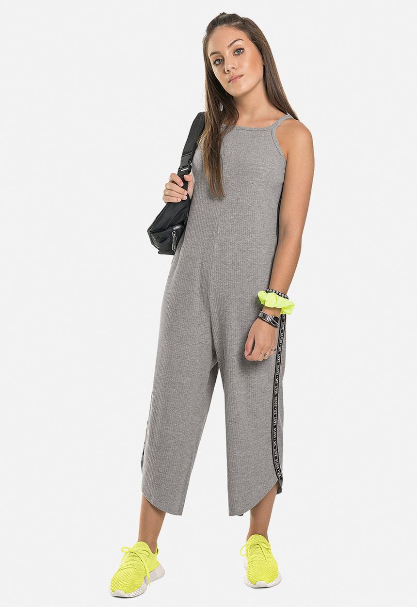 Gloss - Jersey jumpsuit - grey