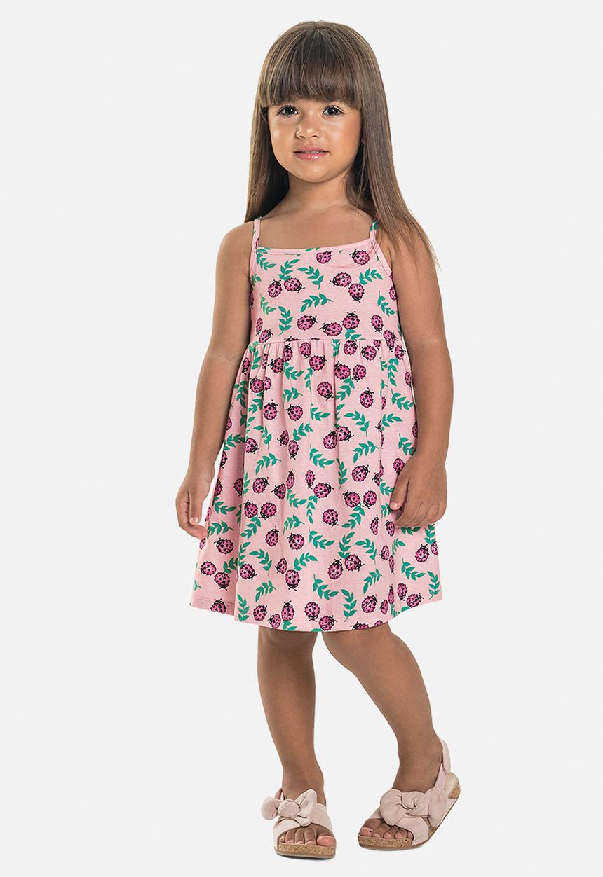 Bee Loop - Girls multi printed dress - lilac