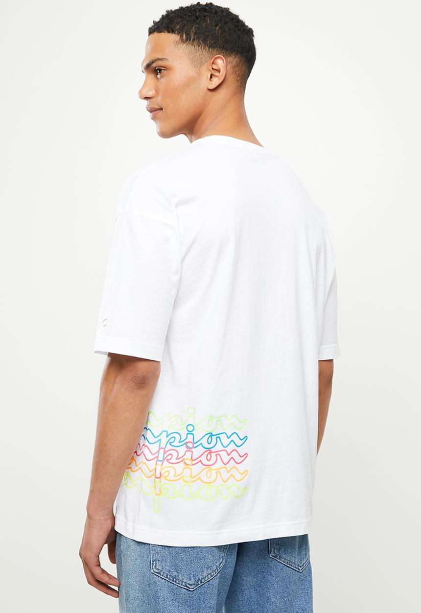 Champion - Repeat pattern crewneck t-shirt - white