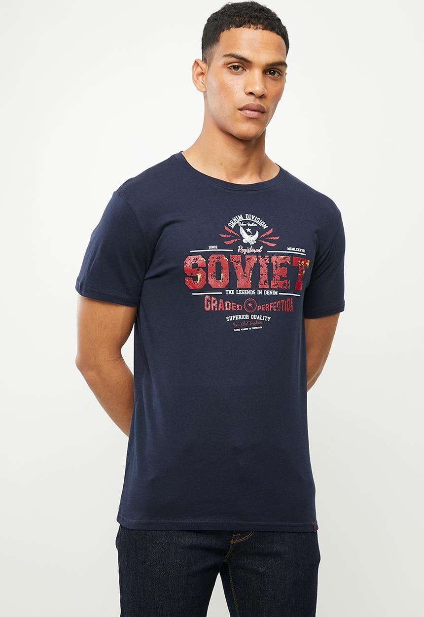 SOVIET - Monet tee - navy