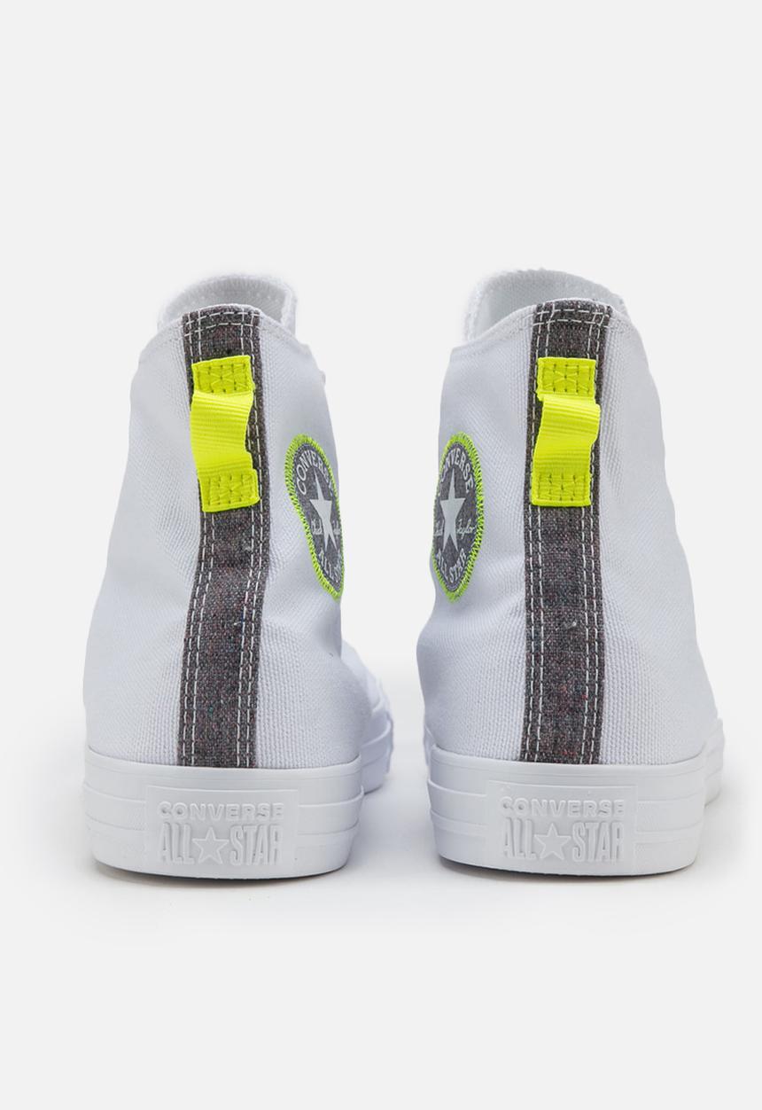 Converse - Chuck Taylor All Star renew cotton - white/lemon venom/black