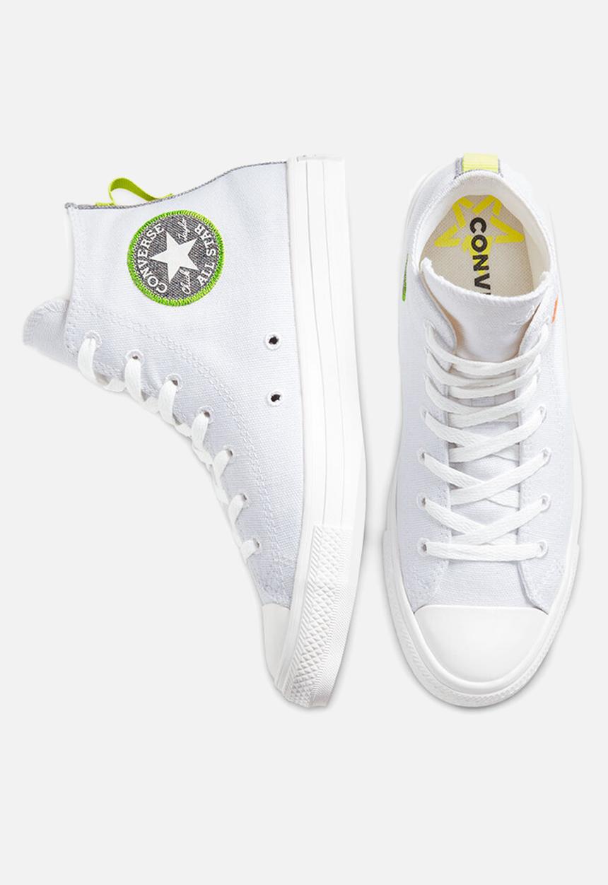 Converse - Chuck Taylor All Star renew cotton - white/lemon venom/black