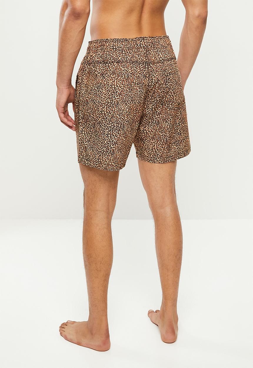 Cotton On - Kahuna short - micro tan leopard