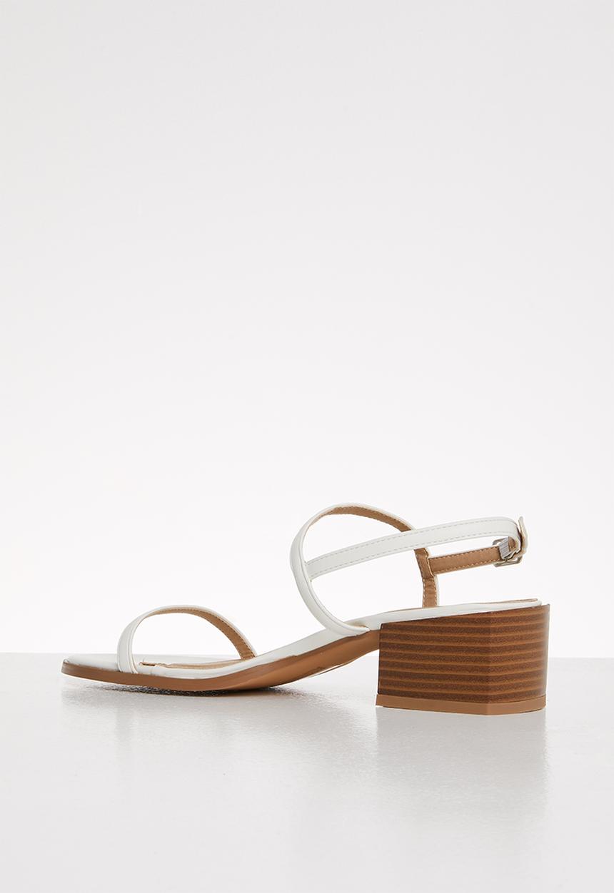 Superbalist - Tamryn block mule - white