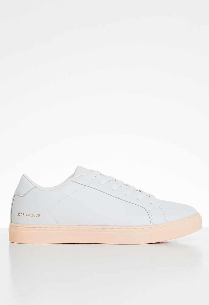 Urban - Minimalist sneaker - white & pink