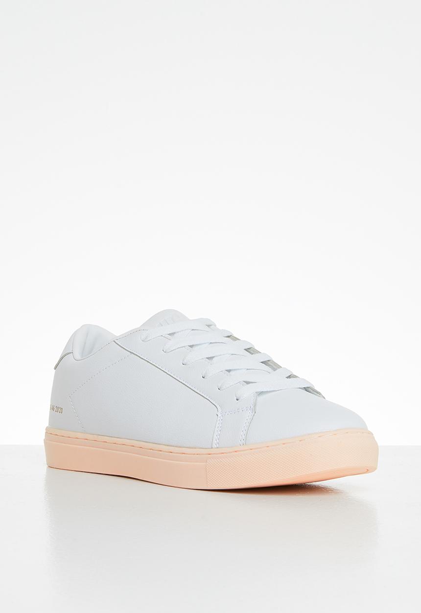 Urban - Minimalist sneaker - white & pink
