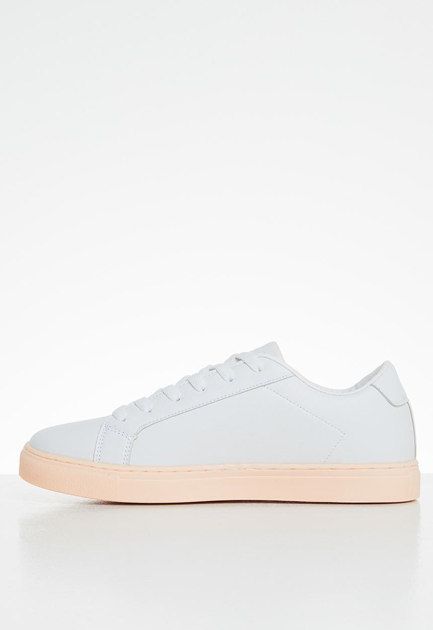 Urban - Minimalist sneaker - white & pink