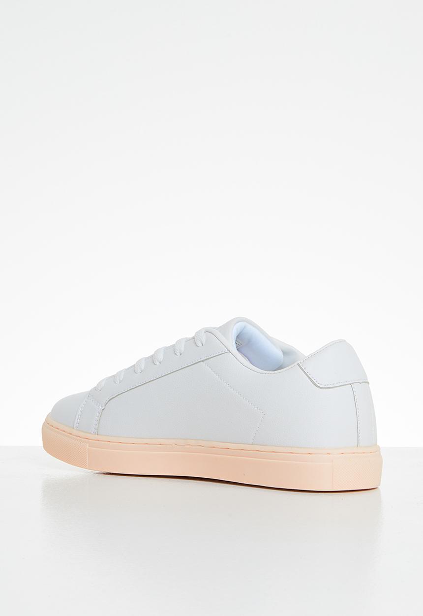 Urban - Minimalist sneaker - white & pink