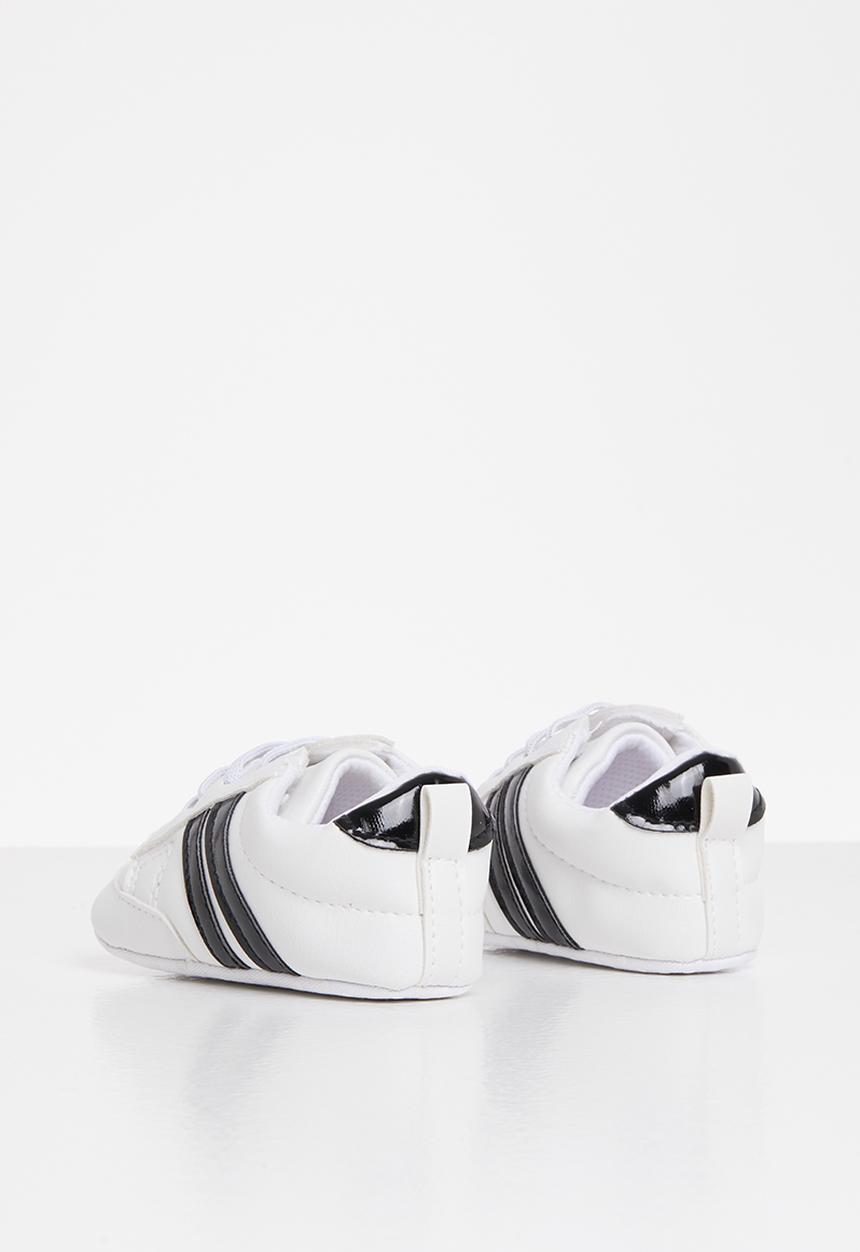 Pop Candy - Boys soft sneaker - white/black
