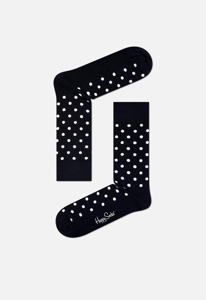 Happy Socks - 4-pack black and white socks gift set - black & white