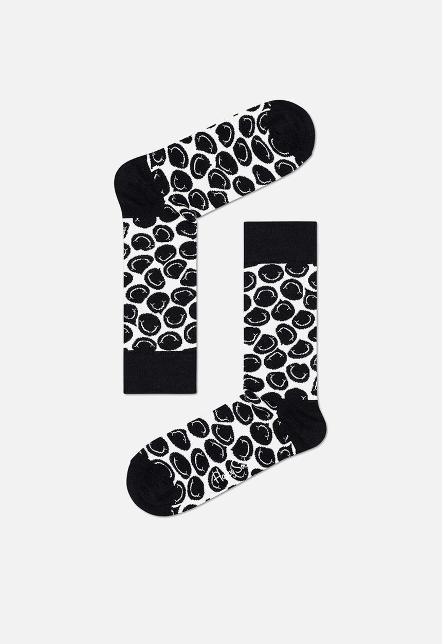Happy Socks - 4-pack black and white socks gift set - black & white