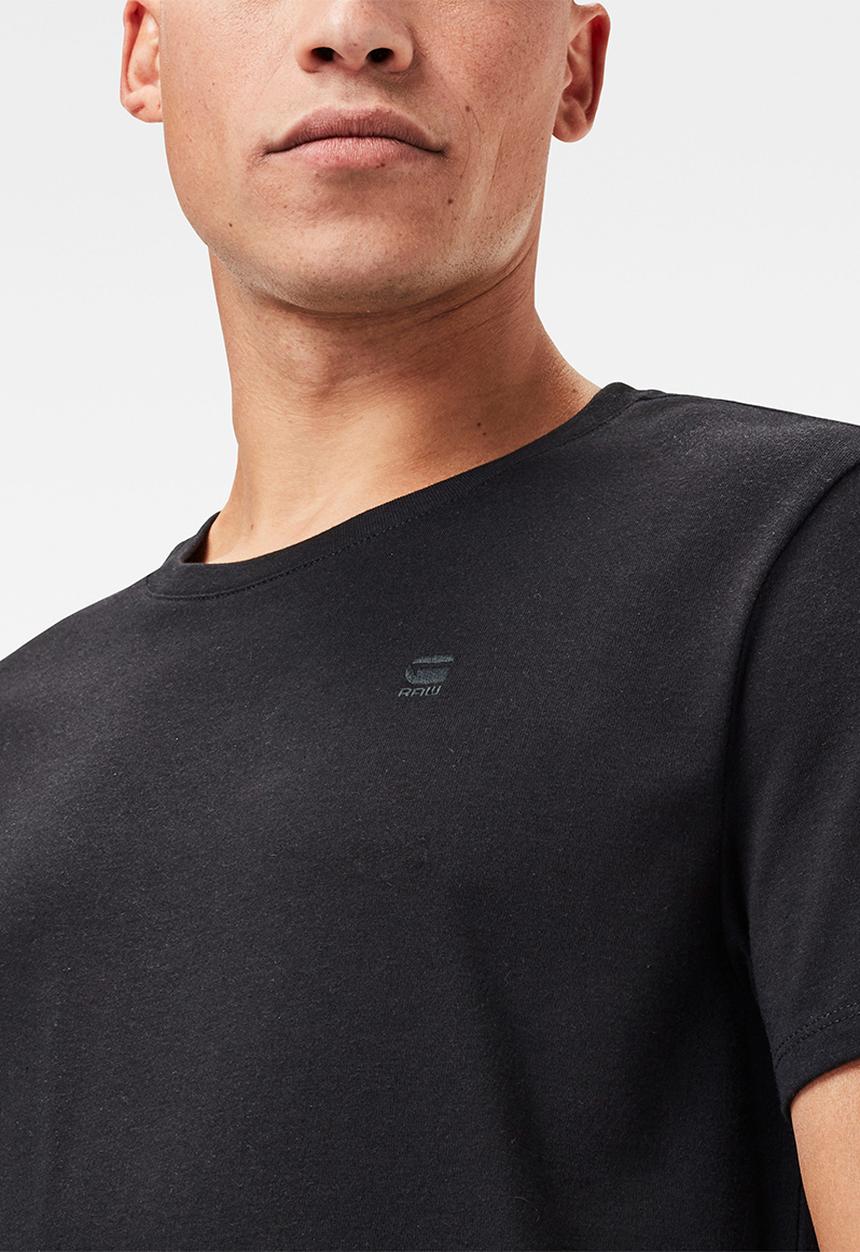 G-STAR - Base htr r short sleeve 2 pack tee - black