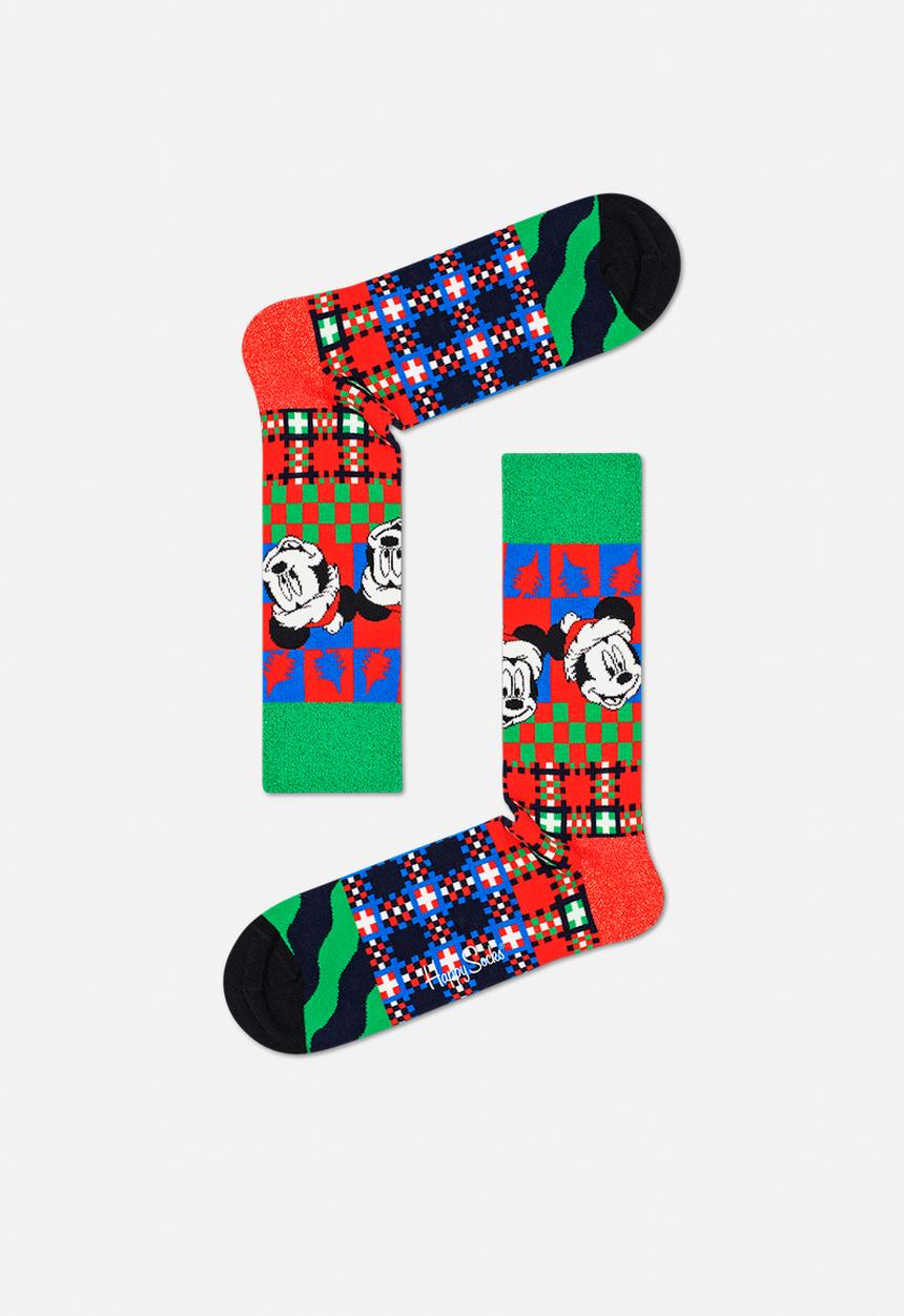 Happy Socks - 4-pack disney holiday gift set - black/red