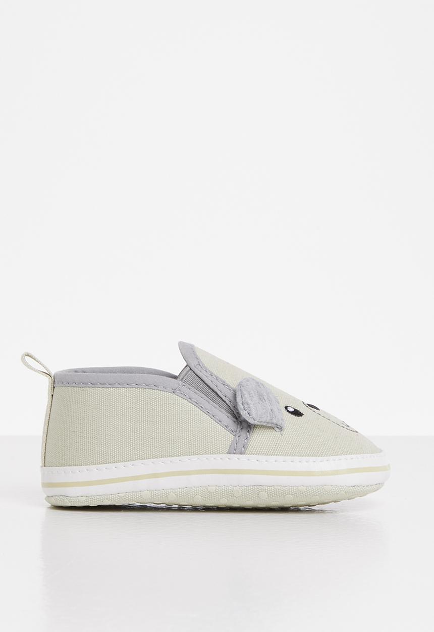 Pop Candy - Bear slip on - oatmeal