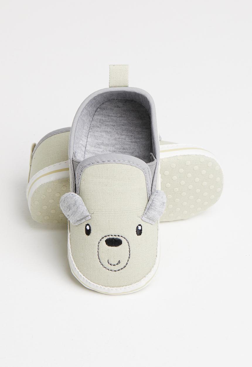 Pop Candy - Bear slip on - oatmeal