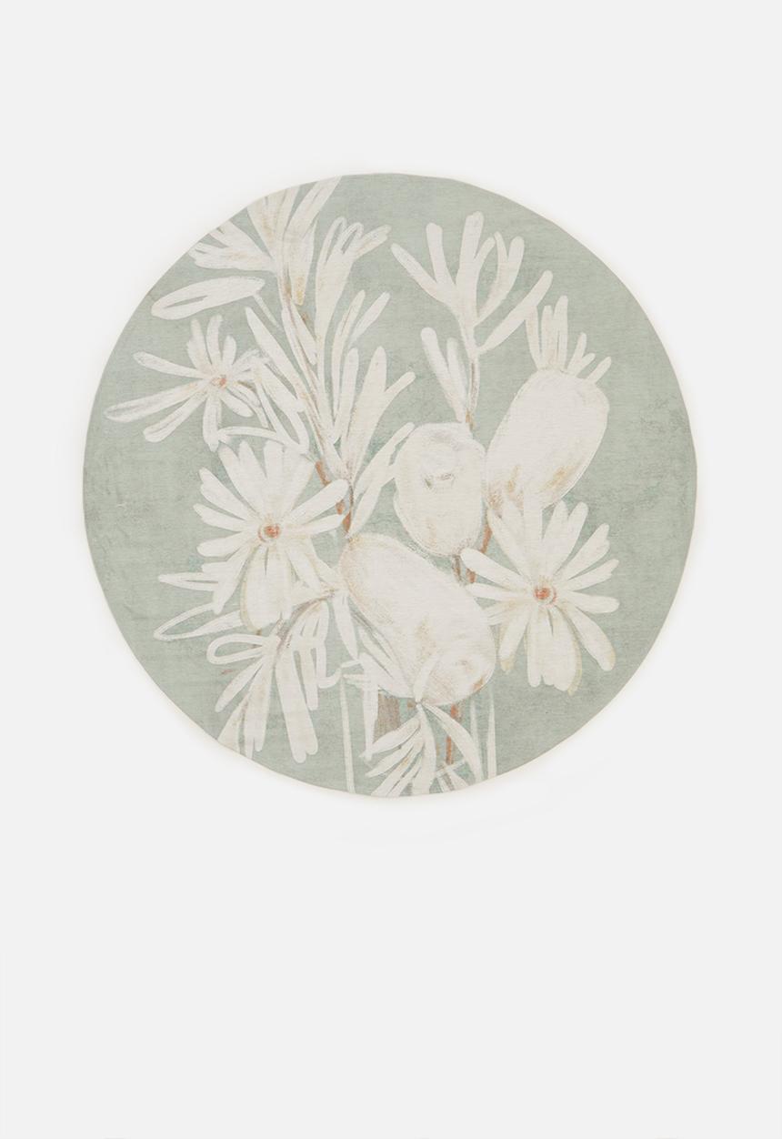 Hertex Haus - Spring rug - blue